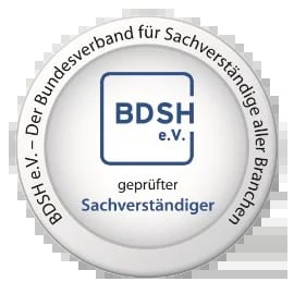 BDSH e.V. certification seal for approved expert auditors in German non-profit sector